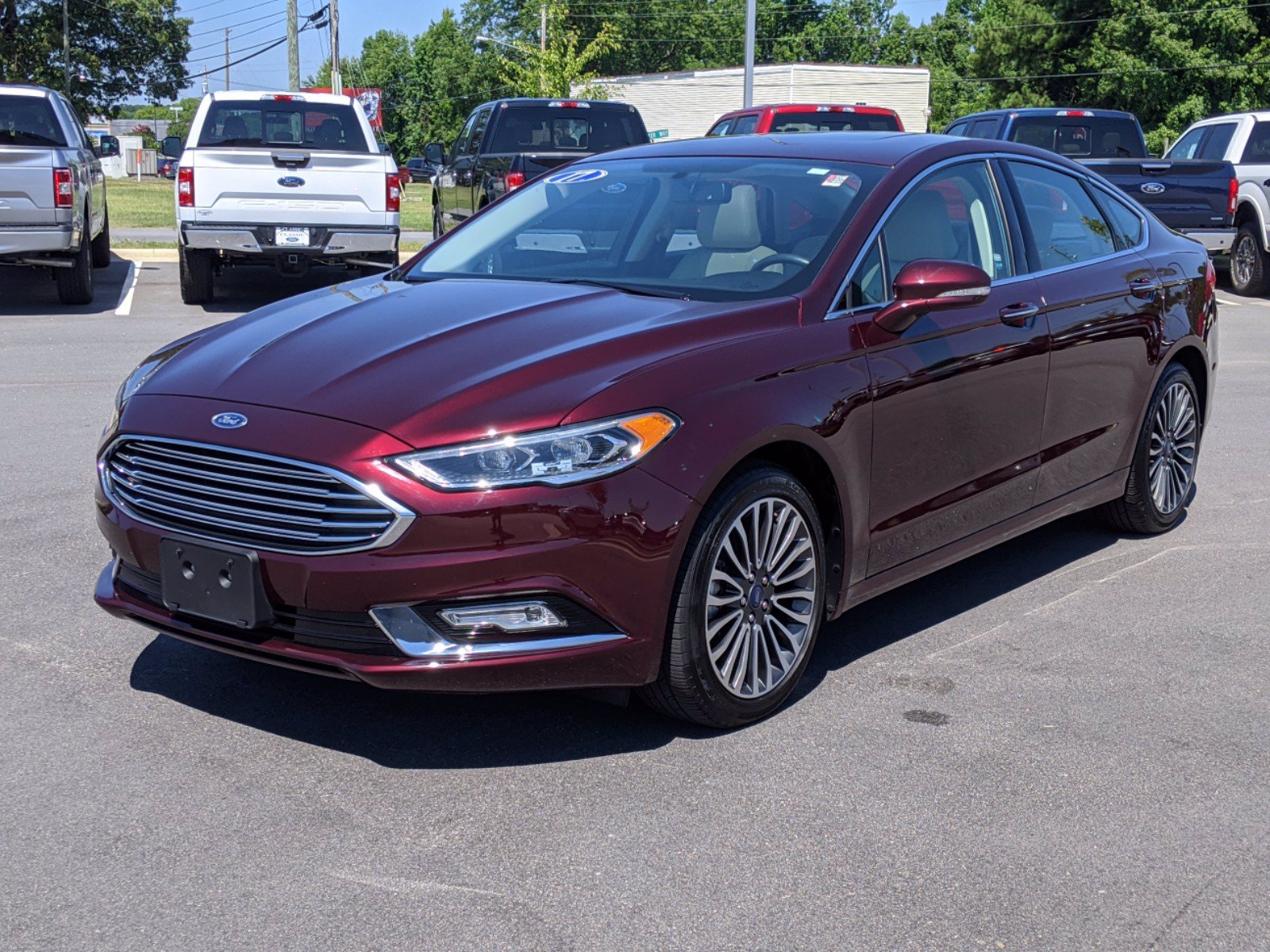 Pre-Owned 2017 Ford Fusion Titanium With Navigation